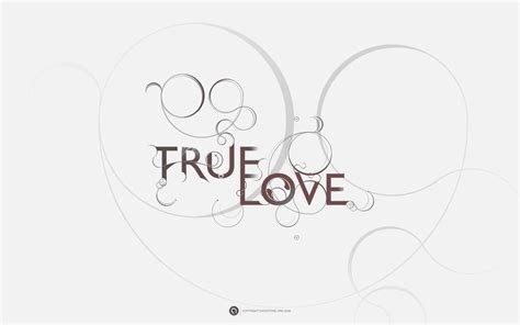 Download True Love Lettering Background Wallpaper