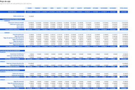 Planilla De Excel Para Flujo De Caja Plantillas Excel Contabilidad