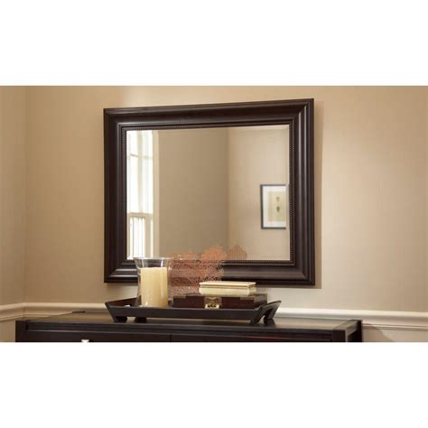 Martha Stewart Living Saranac 36 In X 30 In Framed Mirror 71894 The