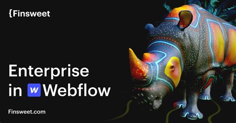 Webflow Enterprise Agency Finsweet