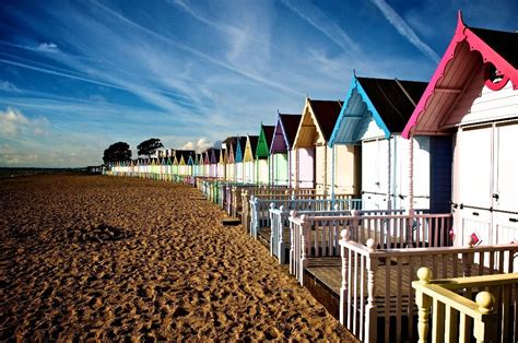 Colorful Beach Huts Image Sharing Pretty Pictures Park Slide Amazing