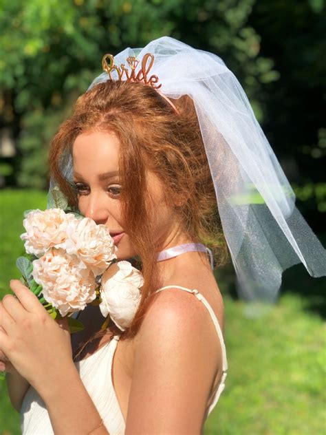 Gold Bridal Tiara With Veil Bridal Ears Rhinestone Wedding Etsy