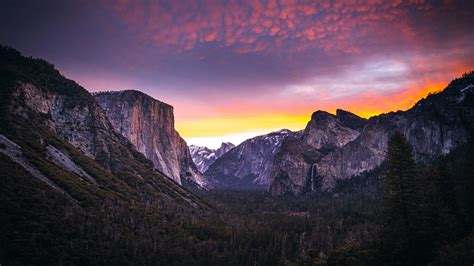 Yosemite National Park Sunset 5k Wallpapers Hd Wallpapers Id 30290