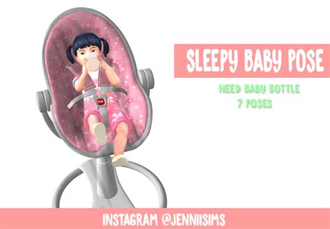 Posepack Sleepy Baby The Sims 4 Jenni Life Sims