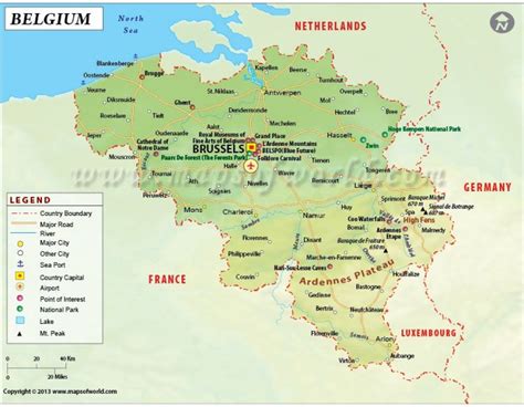 This belgium map is freely downloadable for personal use only. Buy Belgium Map | Belgium map, World political map, Country maps