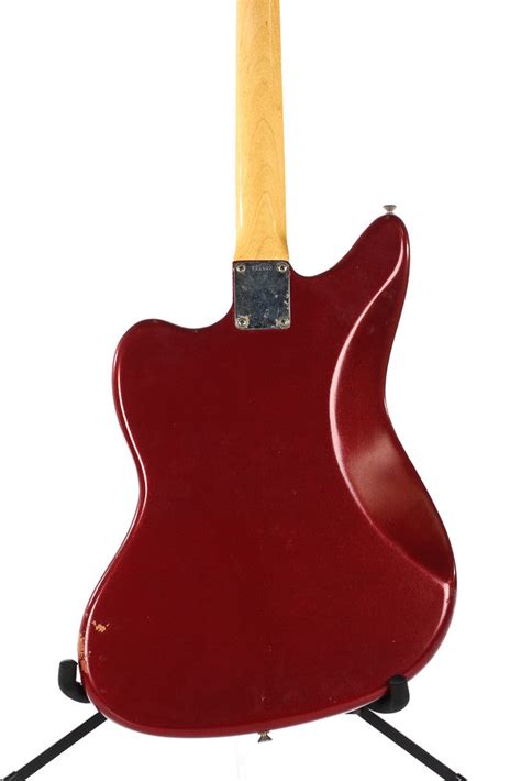 1964 Fender Jaguar Refin Metallic Burgundy Guitar Chimp