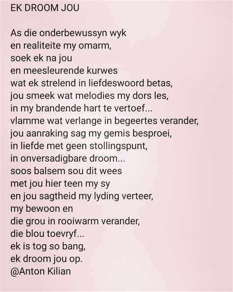 Collection by nelia during • last updated 4 weeks ago. #digkuns #gedigte #afrikaansismytaal | Afrikaans, Quotes