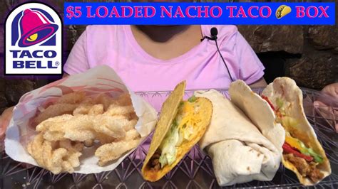 Now will it replace the 2 a.m. ASMR Taco Bell | Loaded Nacho Taco | Beefy 5 Layer Burrito ...