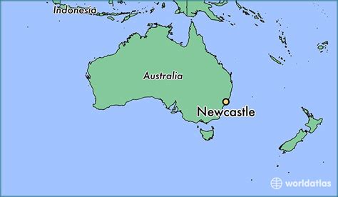 Where Is Newcastle Australia Newcastle New South Wales Map