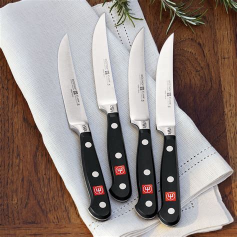 wüsthof classic 4 piece steak knife set williams sonoma au