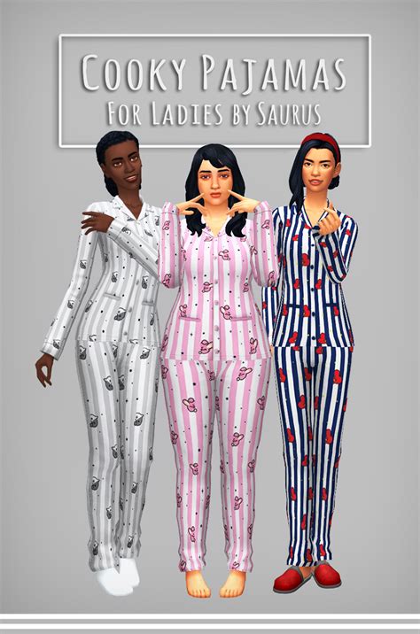 Cooky Pajamas Af Saurus Sims 4 Toddler Sims 4 Clothing Sims 4