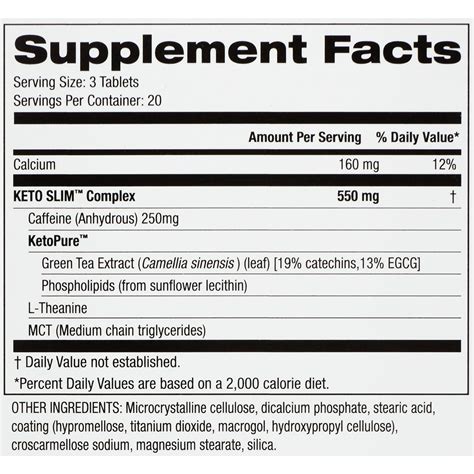 Natures Science Keto Slim 60 Count