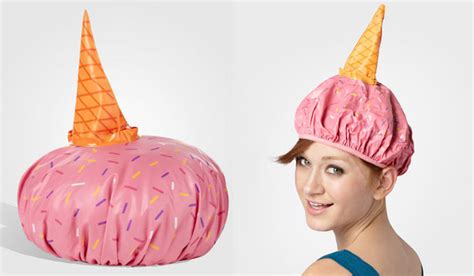 Ice Cream Cone Shower Cap