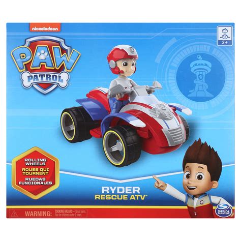 Paw Patrol 6060222 Ryders Rescue Atv Vehicle With Collectible Figure