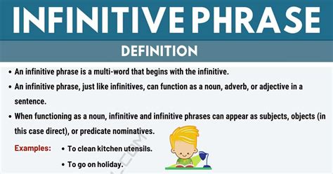 Infinitive Phrase Definition And Examples Of Infinitive Phrases