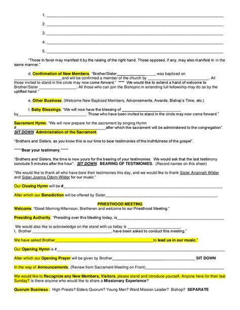 Church Fast And Testimony Service Agenda Template In Word And Pdf