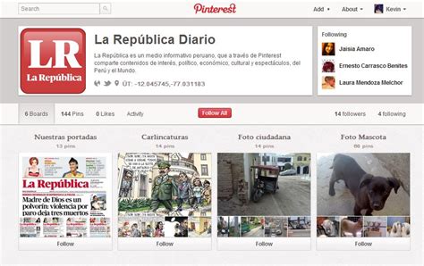 Diario Peruano La República Estrena Cuenta En Pinterest Clases De