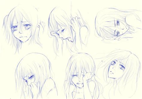 Sketches Crying Girls By X3kikix3 Drawing And Coloring For Kids