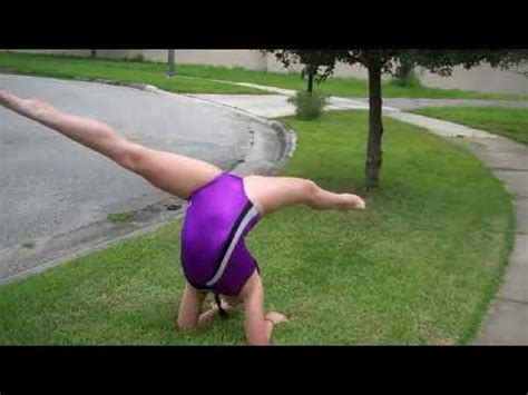 Rachel S Gymnastics Splits YouTube