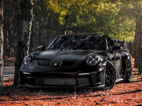 Matte Black Porsche GT RS X R Carporn