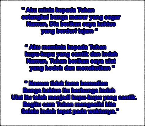 Lirik dewi perssik indah pada waktunya terbaru. Jue Space: Wordless Wednesday : Indah Pada Waktunya