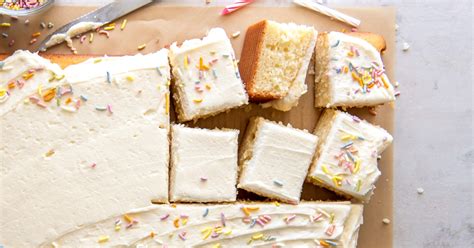 Easy Vanilla Sheet Cake Recipe If You Give A Blonde A Kitchen