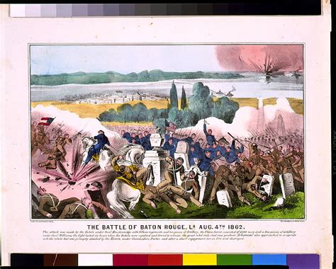 The Battle Of Baton Rouge La Aug 4th 1862 Library Of Congress