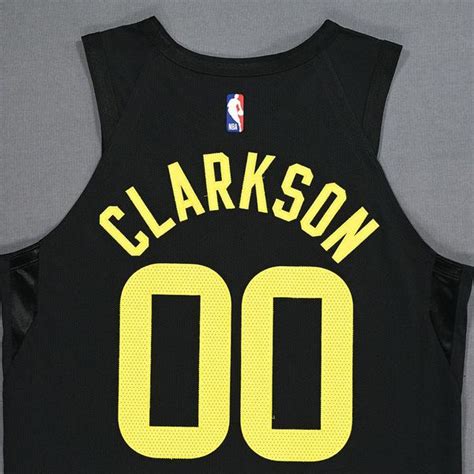 Jordan Clarkson Utah Jazz Game Worn Statement Edition Jersey