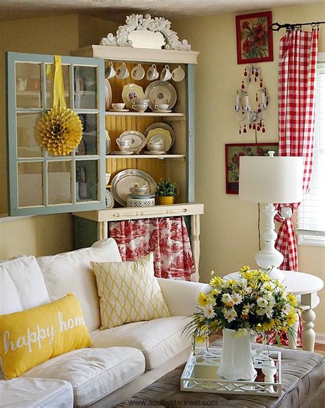 Happy Yellow Living Room Decor A Cultivated Nest