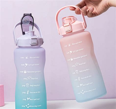 Botellas Motivacionales GIGANTES En 2022 Botellas Botellas De Agua