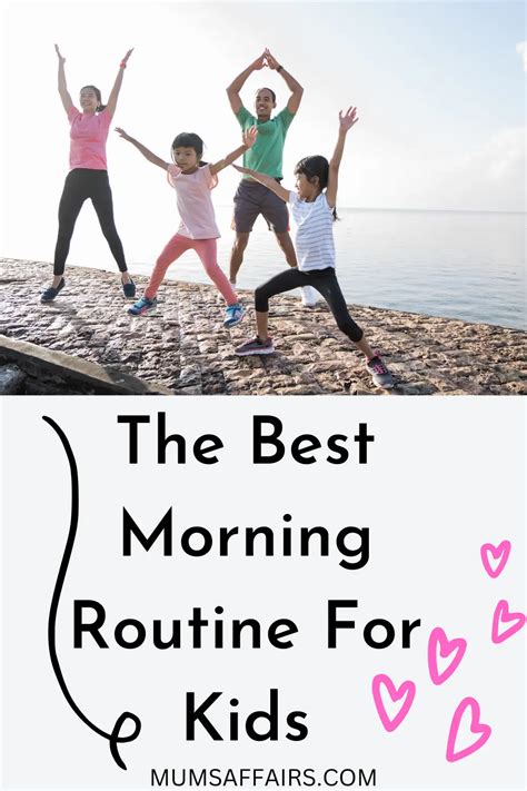 The Best Morning Routine For Kids Mums Affairs