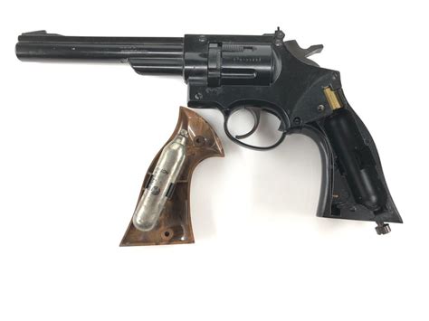 Lot Crosman Model 38t 177 Cal Pellet Revolver
