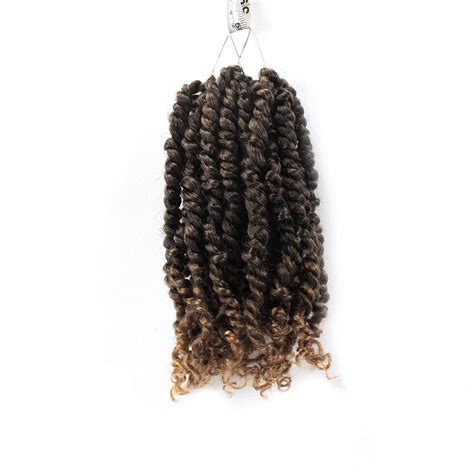 Buy 2 Packs 10 Inch Passion Twist Crochet Hair Ombre Pre Twisted