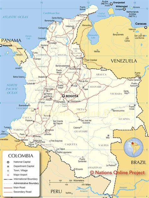 Venezuela map — satellite images of venezuela. Colombia Venezuela Map