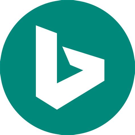 Bing Circle Round Icon Search Engine Icon