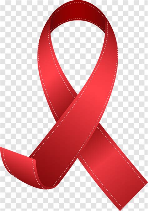 World Aids Day Red Ribbon Hiv Infection Cute Vector Transparent Png