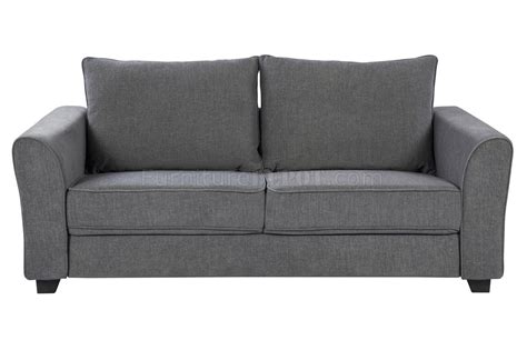 U9196 Sofa And Loveseat Set In Gray Chenille By Global Woptions