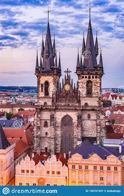 Old Town Square In Prague Czech Republic Stock Image Image Of Lady