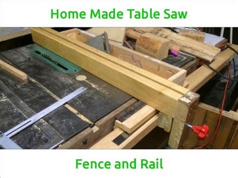 Add an outfeed table and tons of storage to your jobsite table saw with this amazing diy table saw stand! Homemade Table Saw Fence - YouTube