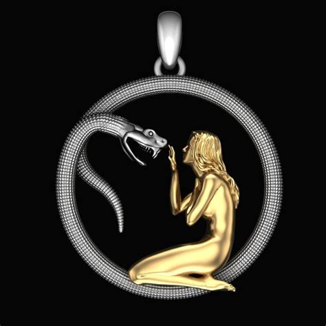 Pendant In The Snake 3D Model 3D Printable CGTrader