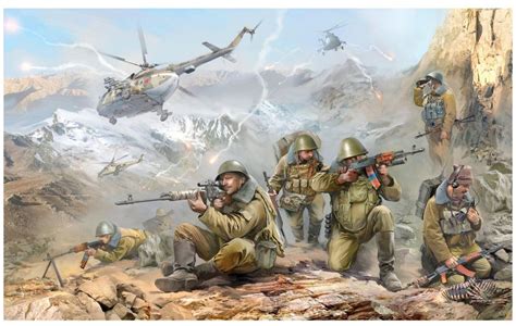 Battle Of Arghandab Soviet War In Afghanistan War Art Military