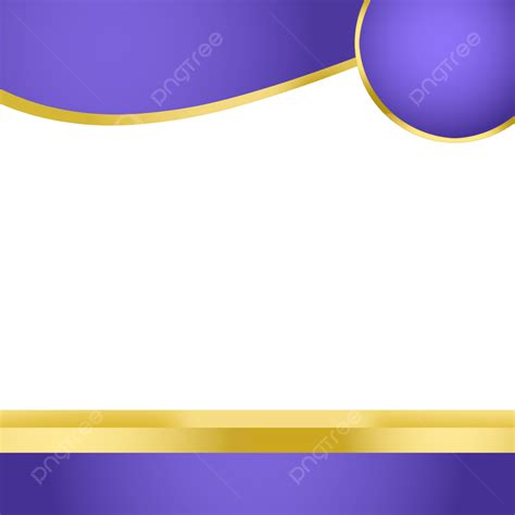 Purple Gold Business Border Png Vector Psd And Clipart With