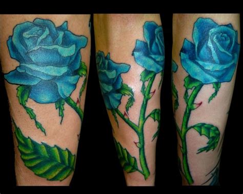 Meaning Of Rose Tattoo Black Blue Purple And Other Roses Tattoos