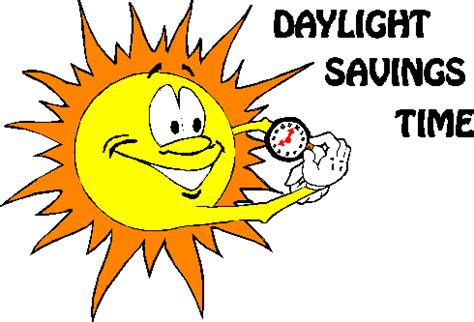 Daylight Savings Time Clipart Celebrating The Extra Hour Of Sunlight