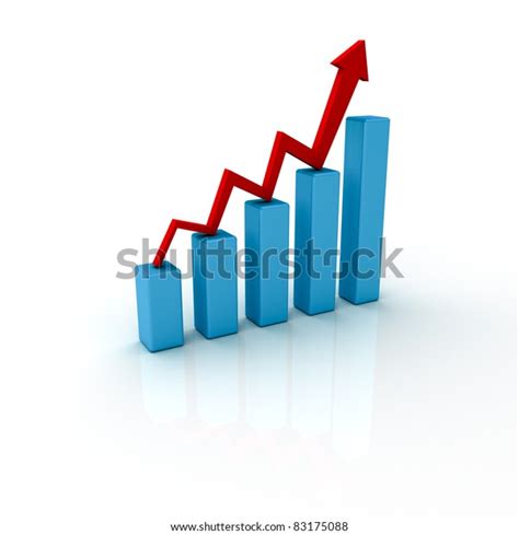 Business Graph Rising Arrow Stock Illustration 83175088 Shutterstock