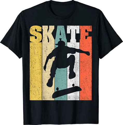 Skateboarding Shirt Vintage Retro Skateboarder T Shirt Uk
