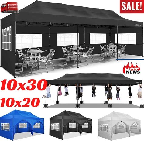 10x3020 Heavy Duty Pop Up Canopy Commercial Tent