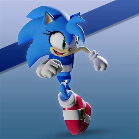 Commission Oc Female Sonic The Hedgehog Render By Tbsf Yt On Deviantart