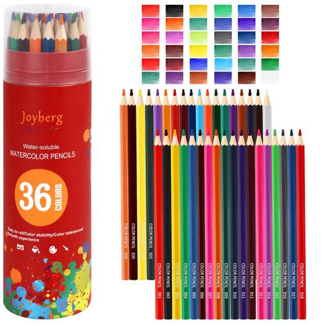 Buy 36 Color Watercolor Pencils Water Color Pencils Set Artist