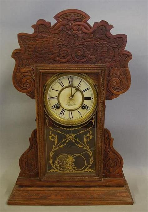 Waterbury Mantle Clock Retailed By Joe Davis Clocks Mantle And